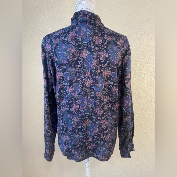 PENDLETON women’s floral print button down blouse,‎ size 8 - Picture 4 of 10